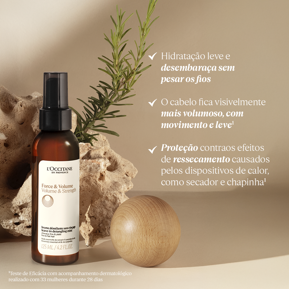 Spray de Pentear Aromacologia Força & Volume 125mL, , large image number 1